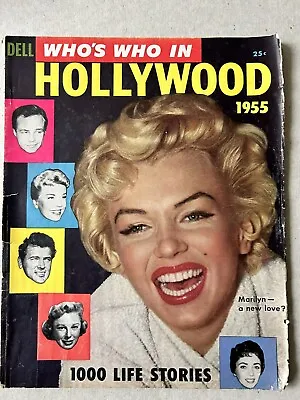 Who’s Who In Hollywood Magazine 1955 Marilyn Monroe  • $100