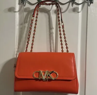 NWT Michael Kors Orange Crossbody Handbag Msrp $498! • $225