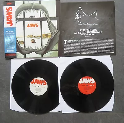 JAWS MEGARARE MONDO 2lp 45rpm PRESSING WITH OBI AND A HOST OF FREEBIE GOODIES • £64.95