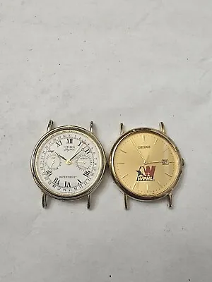 Vintage Men Watch Lot Of 2 Citizen Elegance & Seiko Non Working Condition  P7 • $50