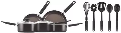 £45.85 • Buy Prestige Non-stick 5 Pc Aluminium Saucepans & 5 Pc Nylon Utensils Cookware Set