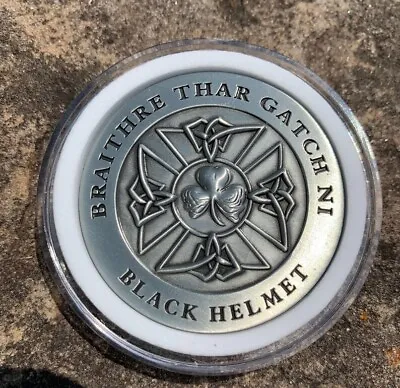 Black Helmet Troid Tine- Brotherhood Before All Irish Challenge Coin -New + Case • $5