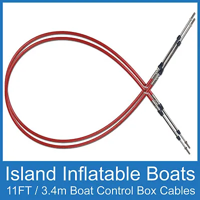 2 X Yamaha Parsun Outboard 11FT 3.4m Control Cables BOAT Throttle 33C C8 Morse • $96