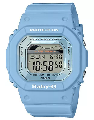 Casio Baby-G Digital G-Lide Blue Tide Graph Watch BLX560-2D BLX-560-2D • $149.90