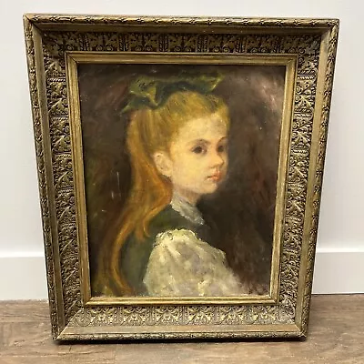 Vintage Original Oil Painting On Canvas Framed Signed And Dated Estate Find • $238.40