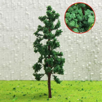 20pcs Model Trains O Scale 1:50 Deep Green Model Trees 4In Iron Wire D11040 • $17.99