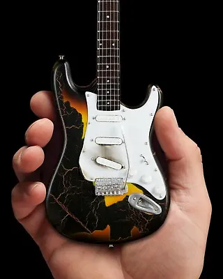 Mini Guitar Jimi Hendrix Collectible Burned Fender Strat Guitar Replica • $36.99