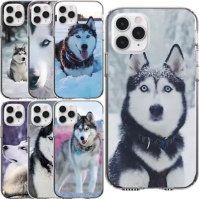 $16.95 • Buy Silicone Cover Case Animal Wolf Pack Siberian Husky Mans Best Friend Cute Dog
