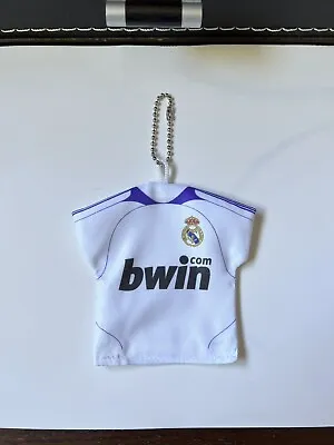 REAL MADRID FC Baggage Tap Mini Uniform 10x10cm Great For Bags Or Hanging On … • $6.99