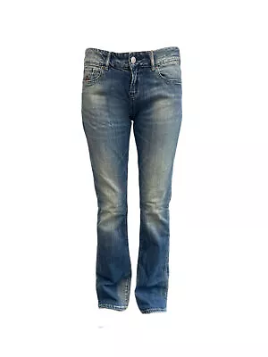 MAISON SCOTCH Women's Blue Flared Low Rise Jeans #755 NWT • $59.60