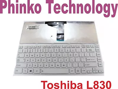 Keyboard For Toshiba Satellite L830 L830D L840 L840D L845 White • $26.60