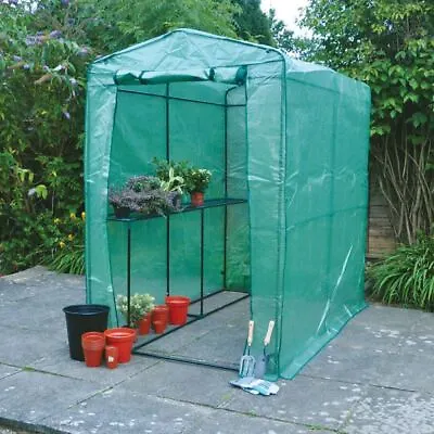 £44.75 • Buy Greenhouse Walk-in Garden Covers Shelving Heavy Duty Grow Plants Large Pvc