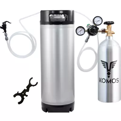 KOMOS® Homebrew Kegging Kit | Ball Lock Corny Keg | 5 Gallon • $350