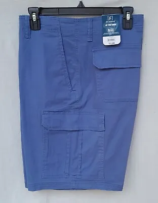 New Men's George Cargo Shorts 23001014 Slate Blue • $7.99