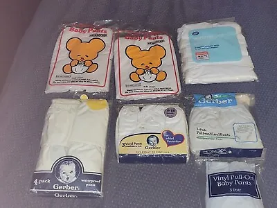 Old Stock Vintage Plastic Baby Pants In Assorted Size(s) • $100