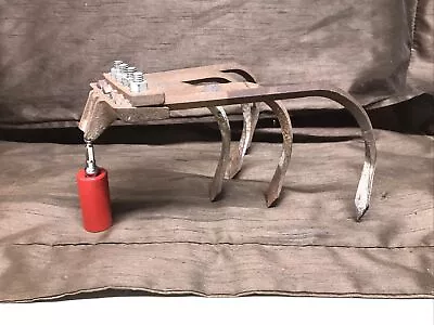 Vintage Old 5 TINE Push Plow CULTIVATOR GARDEN ATTACHMENT Garden Art • $29.99