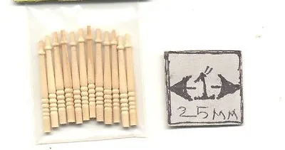 Half Scale - Staircase Spindles Dollhouse Wood Miniature H7019 12pcs Houseworks • $4.25