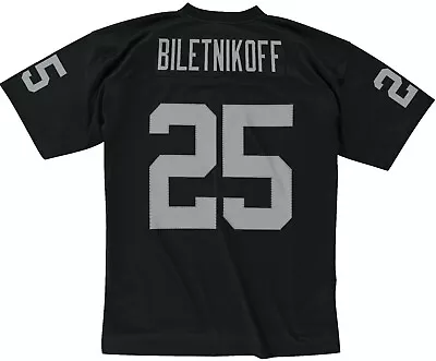 $199.99 • Buy Oakland Raiders Fred Biletnikoff #25 Mens Mitchell & Ness Legacy Jersey Vegas