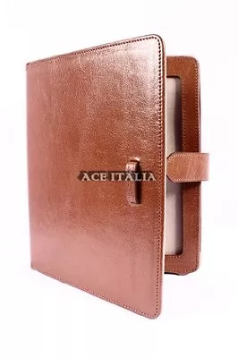 Cover Case Stand IPAD 2 3 & 4 Tan Nappa Lambskin Luxury Real Genuine Leather  • £23.99