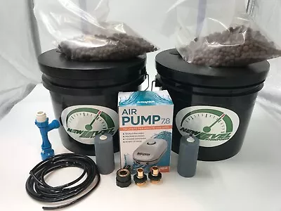 2  BUCKET DWC Hydroponic   Venturi  Water Change System  - NEW LEVEL HYDROPONICS • $89.99