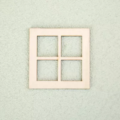 Multi Styles Dollhouse Miniature Wooden Window Frame Accessories Doll House  WY3 • $5.65