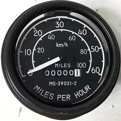 Military Hummer Speedometer MS39021-2 N.O.S W/ Gasket • $95