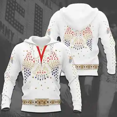 New Style Elvis Presley Hoodie S-5XL US Size Christmas Gift • $34.95