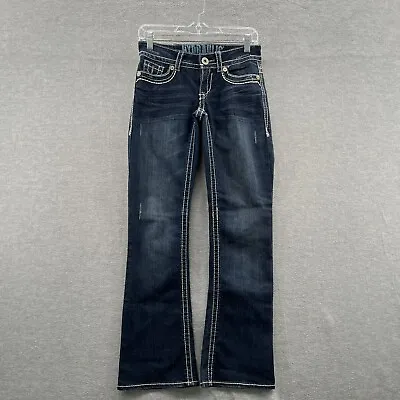 $22.49 • Buy Hydraulic  Jeans Lola Bootcut Womens Blue 3/4