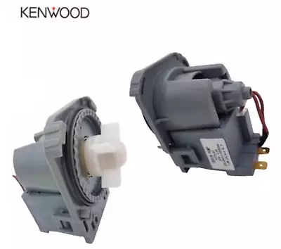 Kenwood Dishwasher Drain Pump With Flat Top Fudi 1718C KDW60B16 KDW60X15 8B • £28.90