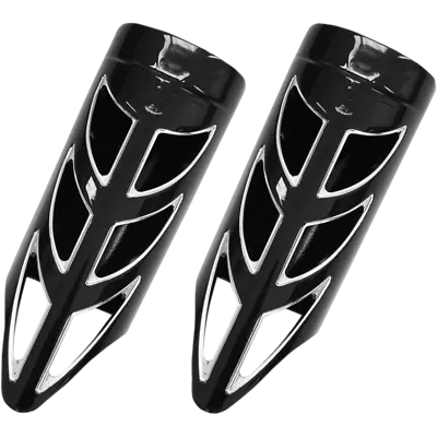 Carl Brouhard Designs FSC-002-B Elite Series Fork Slider Cover Black Remachined • $432.99