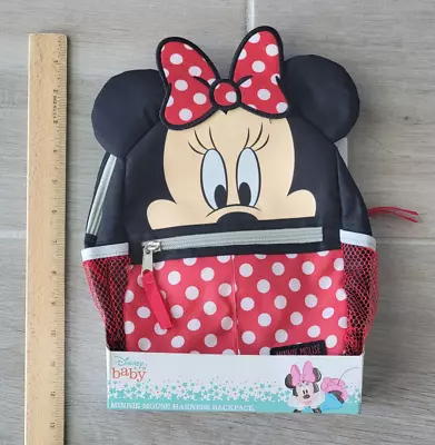 Disney Baby MINNIE MOUSE Mini BACKPACK W/HARNESS - NEW IN BOX • $9.99