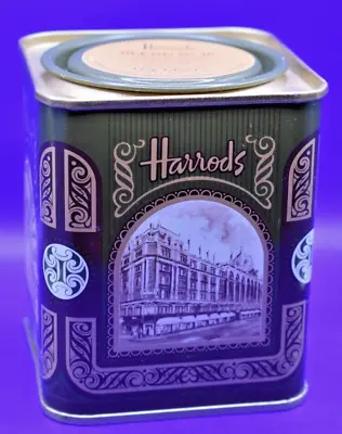 Vintage Green Harrods Tea Tin COLLECTOR Blend No. 16 Tin W/ Some Tea Inside • $21.99