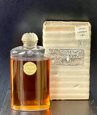 Rare Boxed Vintage Lalique Coty Perfume For   L'origan   4 Fl Oz.120 Ml 1905 • £99.99