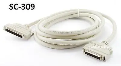 10ft SCSI-3 (HPDB68) To SCSI-2 (HPDB50) External Male/Male Cable SC-309 • $35.45