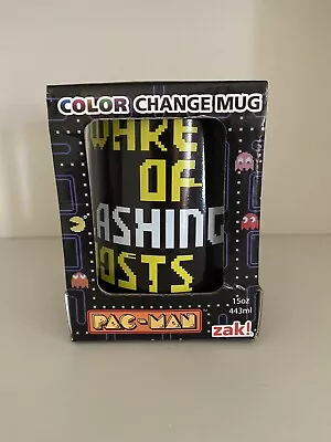 Pac-Man Color Changing Coffee Mug Cup Collectible Black By Zak NEW • $15.29