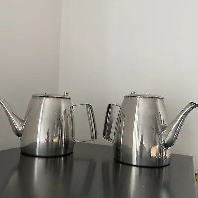 Two X Metal Vintage Tea Pots - Coffee Pots  • £11.49