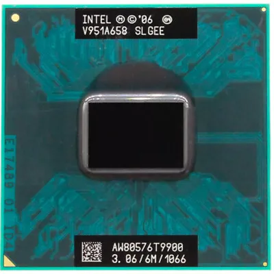 Intel Core 2 Duo Mobile CPU T9600 T9800 T9900 2 Cores Socket P Processor • $45.55