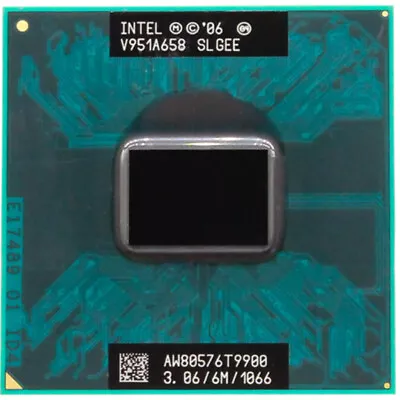 Intel Core 2 Duo T9300 T9500 T9600 T9800 T9900 Mobile CPU Socket P Processor • $11.34