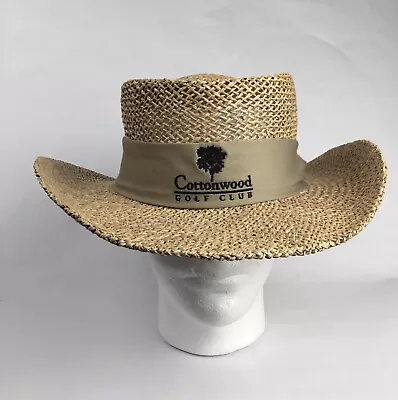 Cotton Wood Golf Club Straw Hat. • $18.99