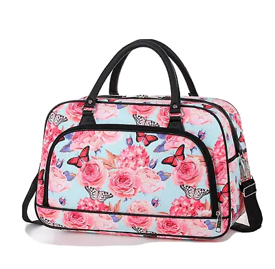 Lady Holdall Bag Travel Gym Weekend Luggage Maternity Hospital Duffle Bag/* • £15.99