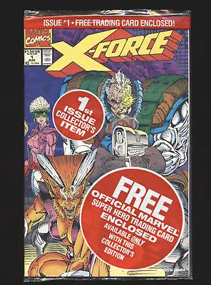 X-Force # 1 Polybagged With Deadpool Card NM- Cond. • $3.25