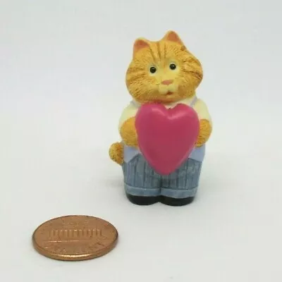 Hallmark Merry Miniature Valentine Cameron Cat With Heart • $4.32