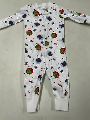 Hanna Andersson  100%  Cotton  Holiday   Union Suit Pajamas  60  6  9   Ms    • $13.50