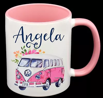 VW Kombi Combi Cup Mug Personalised Christmas Gift Birthday Present Secret Santa • $15.95