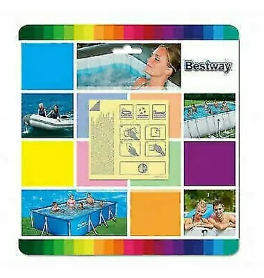 Bestway Repair Patch Underwater Adhesive Inflatable Puncture Pool Kayak 2.5x2.5  • £3.90