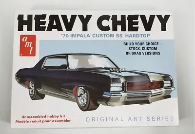 AMT Heavy Chevy '70 Impala Custom SS Hard Top Original 1/25 Model • $37.99