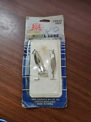 Vintage NOS New On Card Chadwick Miller Metal Lure 20070 1/4 Oz. Jig • $6