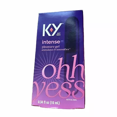 K-Y Intense Pleasure Gel - 0.34 Fl Oz (10 Ml) EXP 2/2024 • $14.88