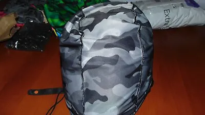 Motorcycle Helmet Bag Microfiber Camo Helmet Bag Carry Helmet Duffle Camo Grey B • $16.99