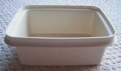 Vintage Tupperware Ice Cream Keeper Freeze N Save Tan #1254 No Lid • £5.74